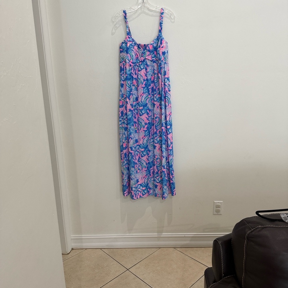 NWT Lilly Pulitzer Vibrant Blue and Pink Dress